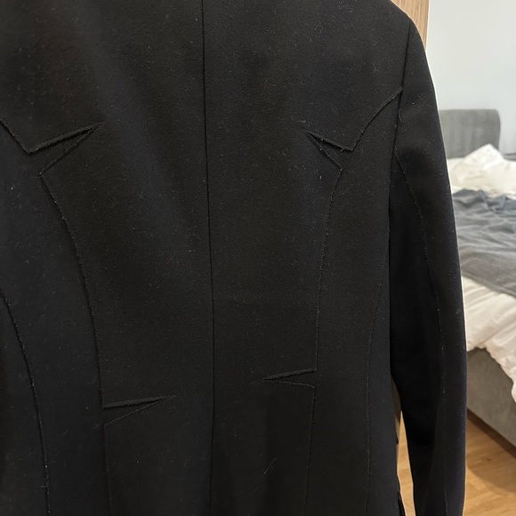 rag & bone | Black, Tailored Fit Wool Coat - Picture 3 of 8